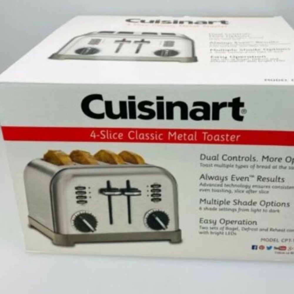 Cuisinart 4 Slice Metal Classic Toaster